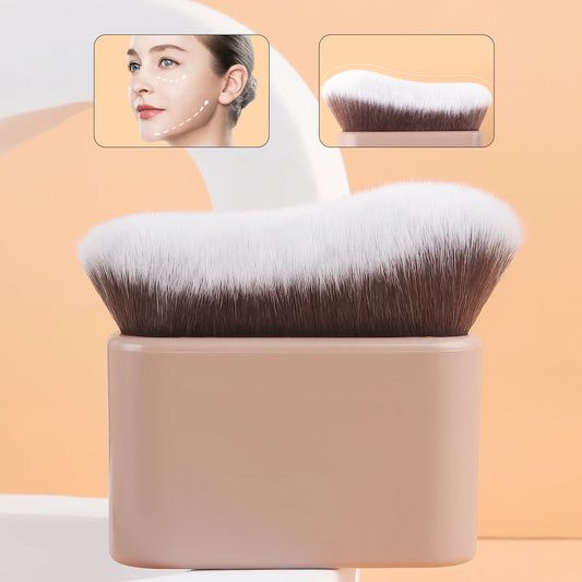 Foundation Brush – Professional Flat Brush for Flawless Liquid & Cream Foundation