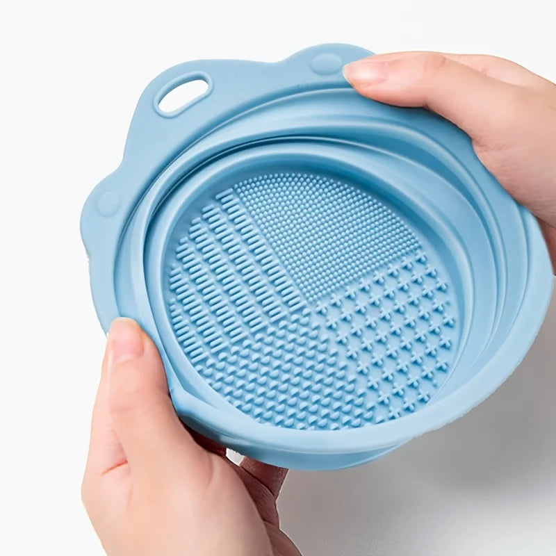 Makeup Brush Cleaner Cleaning Bowl – Quick & Easy Brush Washing Tool