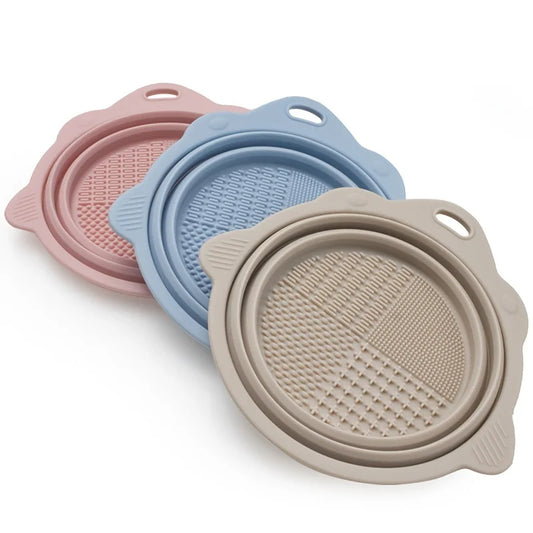 Makeup Brush Cleaner Cleaning Bowl – Quick & Easy Brush Washing Tool