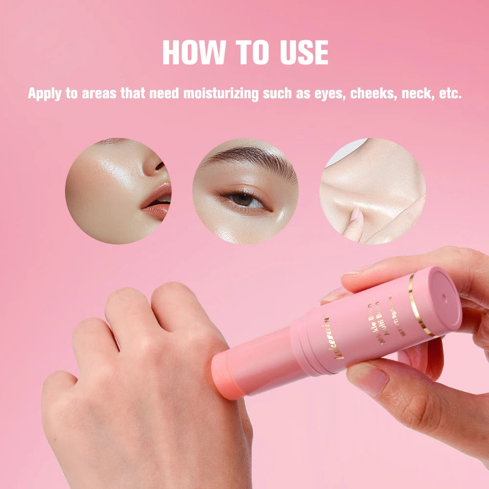 Korean Pink Hydrating Stick Extract – Moisturizing Glow Stick for Dewy, Plump Skin