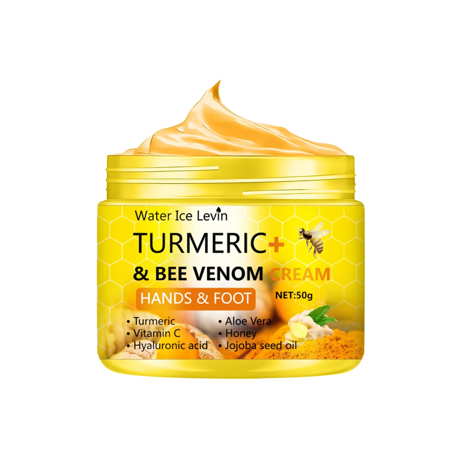 Turmeric Bee Venom Foot Cream – Anti-Crack & Deep Moisturizing Heel Repair