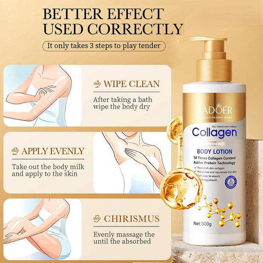 Collagen Body Lotion – Firming & Deep Hydration Body Moisturizer for Smooth Skin