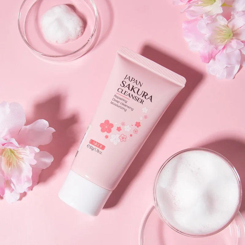 Sakura Deep Clean Foam Cleanser – Oil Control & Blackhead Care