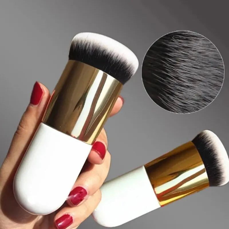 Fat Pier Foundation Make-Up Brush Set – Large & Small Dual-Size Face Brushes