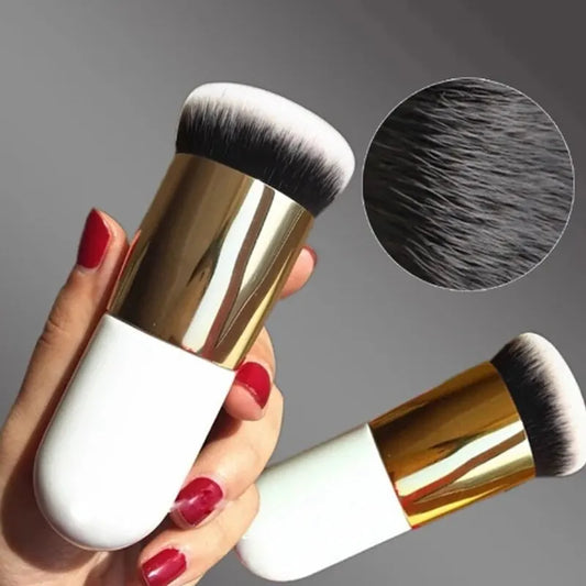 Fat Pier Foundation Make-Up Brush Set – Large & Small Dual-Size Face Brushes