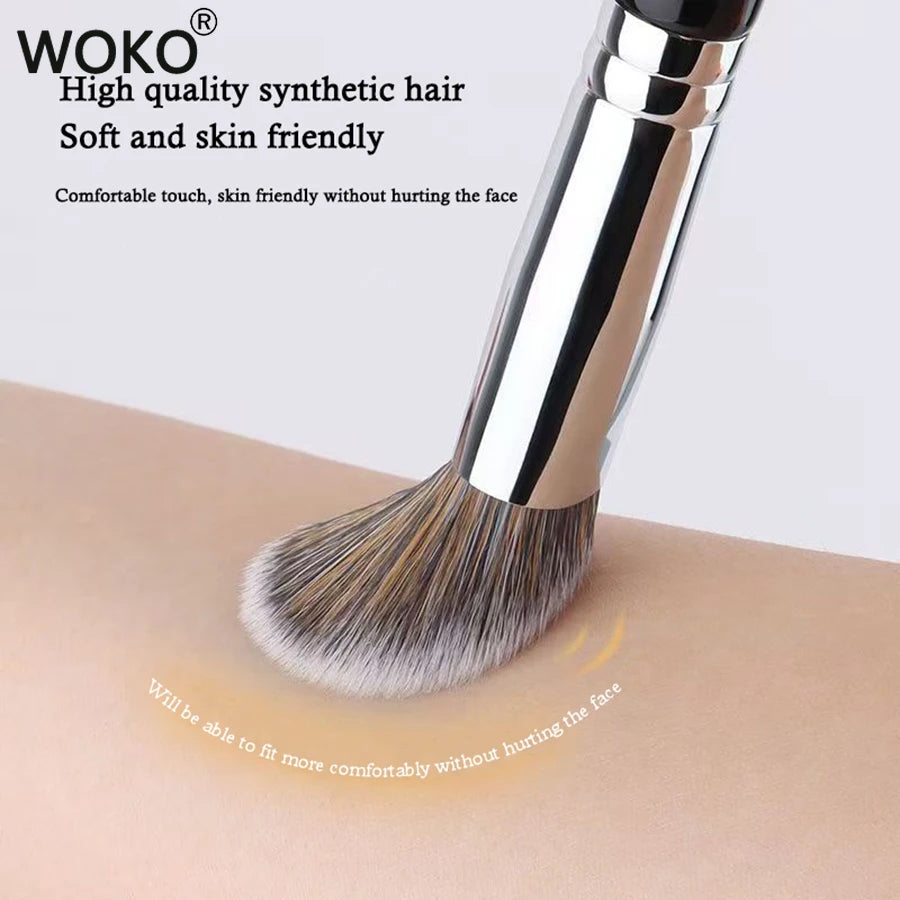 Cream Blush Brush – Soft Fluffy Face Brush for Cream & Powder Blush Application