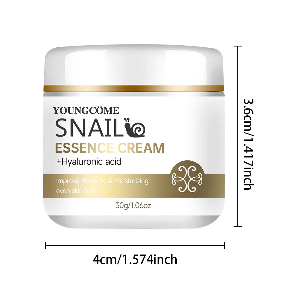 Snail Essence Cream with Hyaluronic Acid – Retinol Moisturizing, Firming & Brightening Skincare