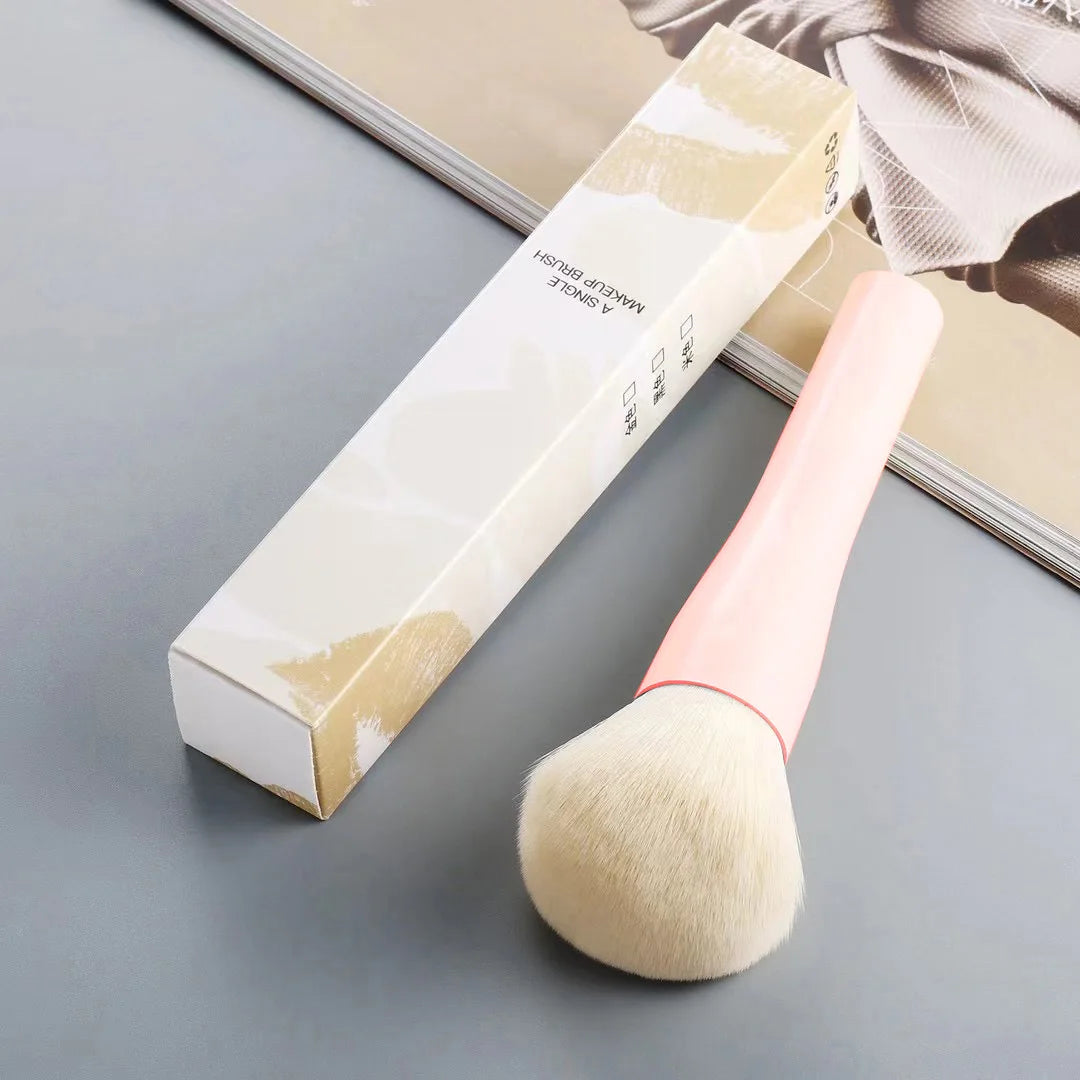 Single Large Powder Brush – Fluffy Face Brush for Loose & Pressed Powder