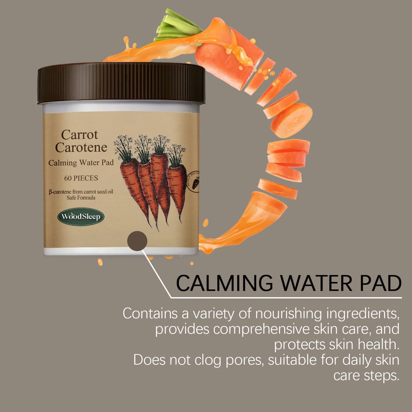 Carotenoid Calming Toner Pads – Soothing & Antioxidant Skin Care Pads