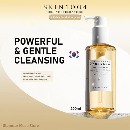 Korean Centella Light Cleansing Oil – Gentle Makeup Remover & Deep Pore Cleanser