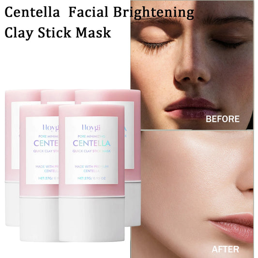 Centella Clay Stick Mask 27g – Pore Minimizing & Brightening Facial Mask for Hydrating Soothing Skin Care