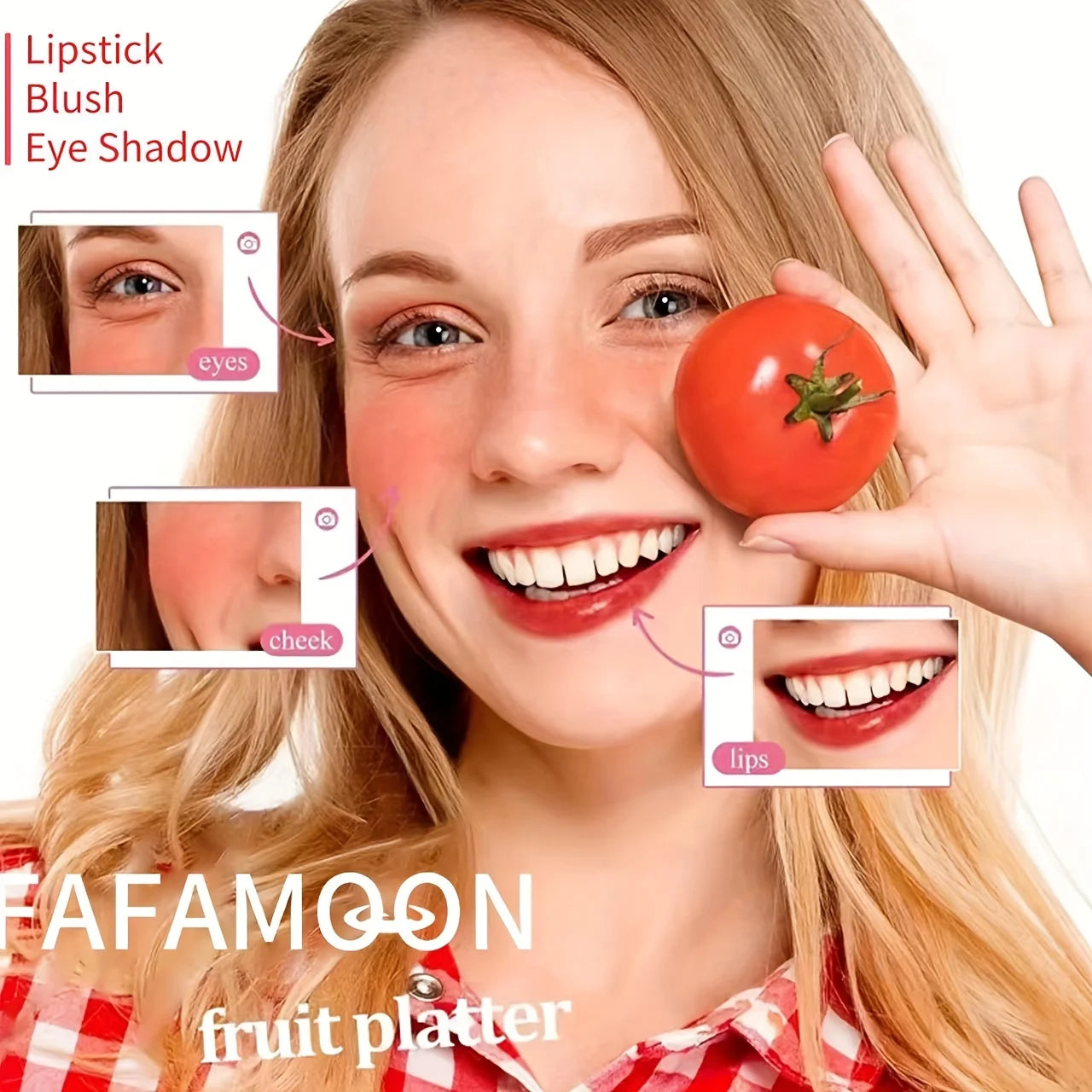 4 Color Fruity Lip Tint Water Gloss Tint – Hydrating Glossy Lip Color Set