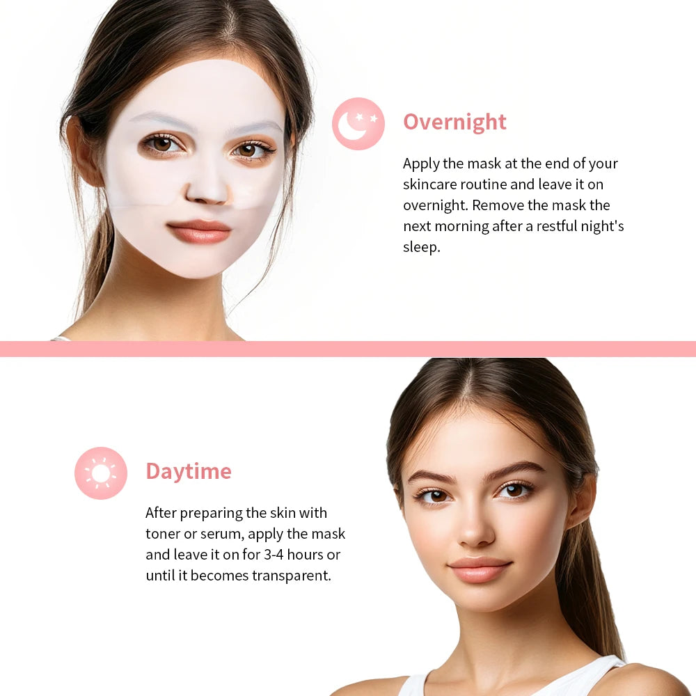 Bio-Collagen Deep Face Mask – Overnight Hydrating Mask for Pore Shrinking & Brightening