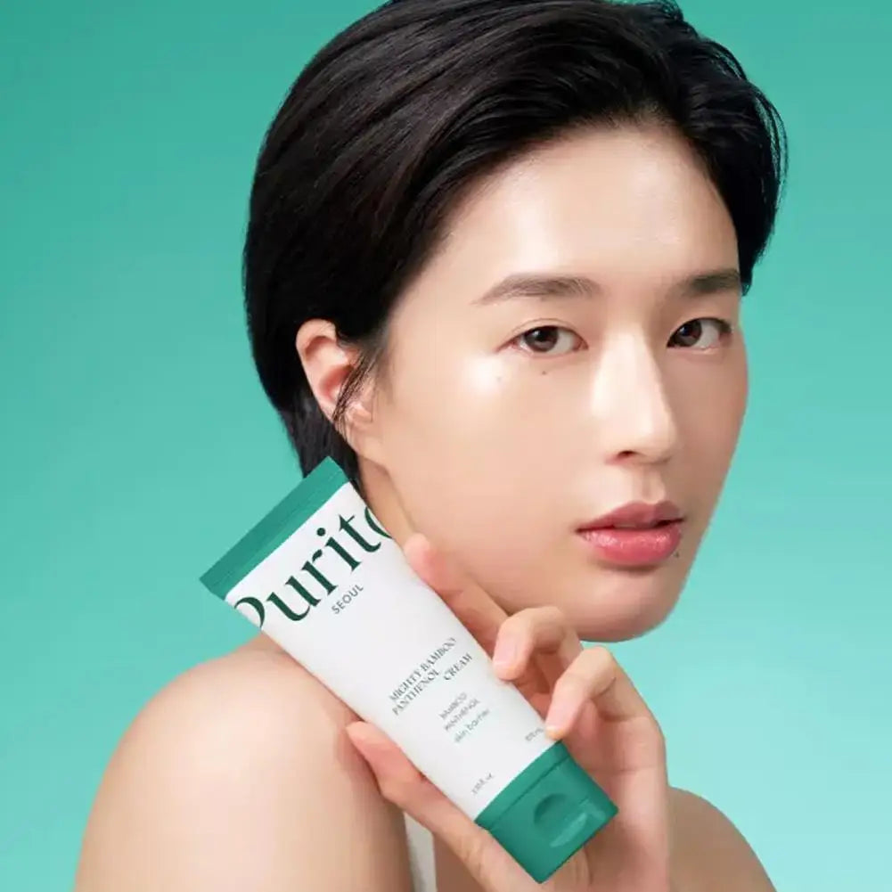 Purito Bamboo Extract Panthenol Intensive Moisturizing Repair Cream – Soothing & Revitalizing Face Cream for All Skin Types