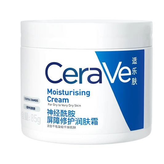 CeraVe Moisturizing Cream 85g – Hydrating Face & Body Cream with Hyaluronic Acid & Ceramides