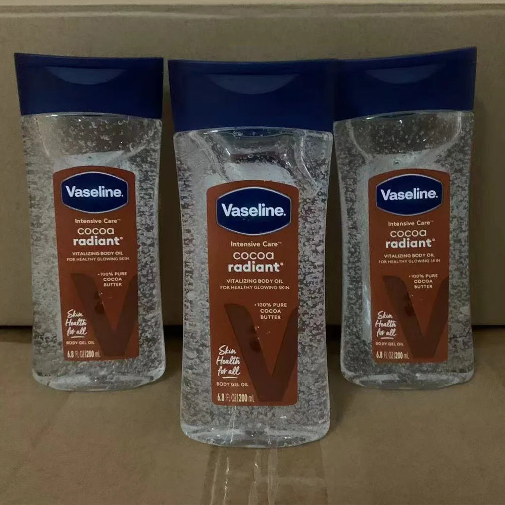 Vaseline Body Care Oil 200ml – Brightening & Deep Moisturizing Gel Oil for Dry Skin