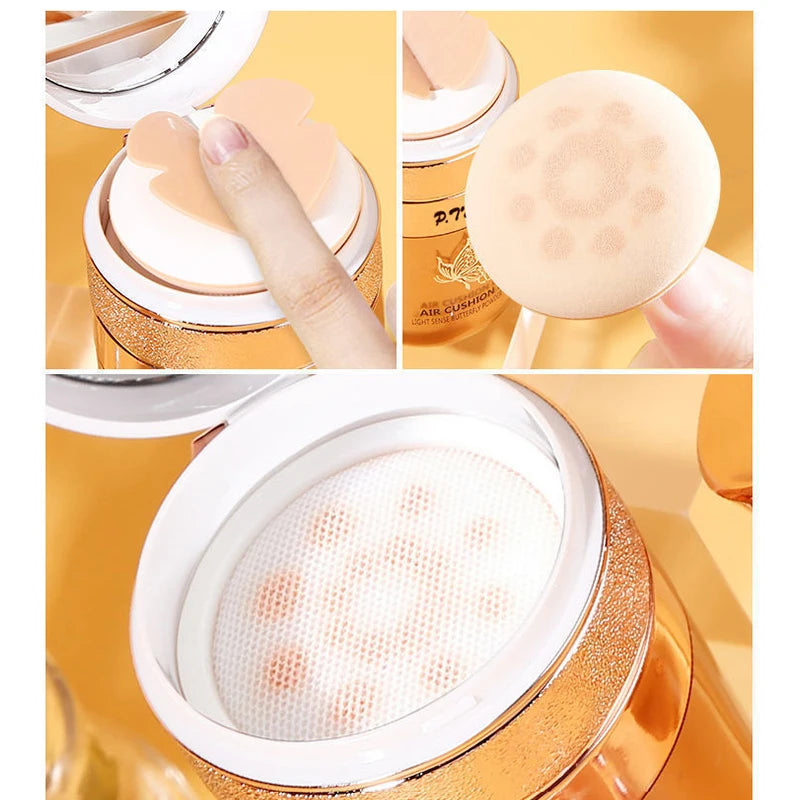 Butterfly Air Cushion BB Cream – All-Day Flawless Matte Foundation & Concealer