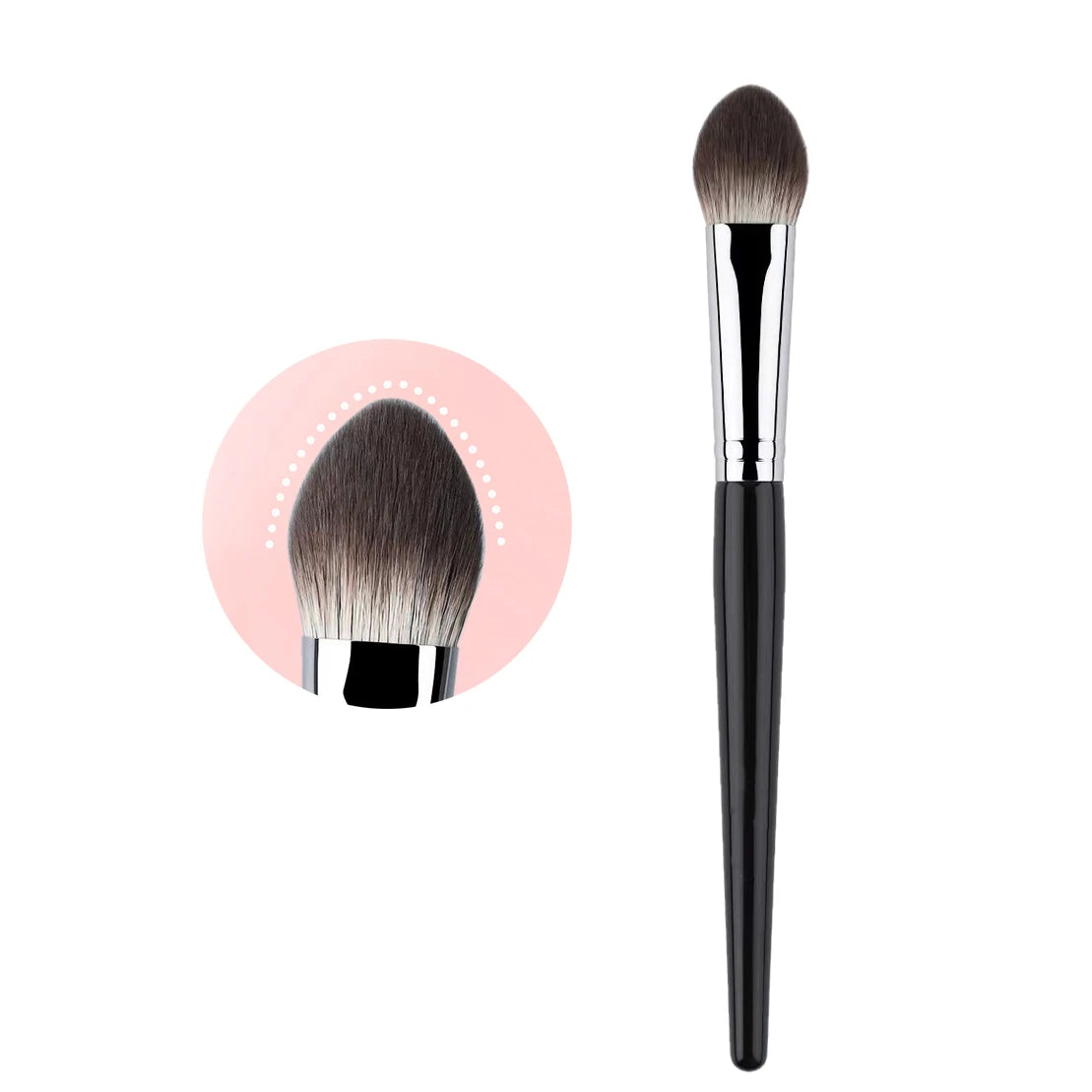 Cream Blush Brush – Soft Fluffy Face Brush for Cream & Powder Blush Application