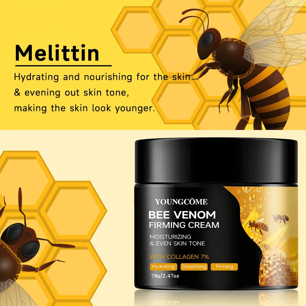 Premium Bee Venom Cream – Natural Collagen Boost, Firming & Lifting Face Moisturizer