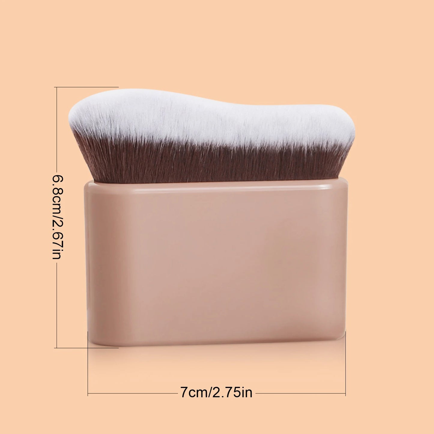 Foundation Brush – Professional Flat Brush for Flawless Liquid & Cream Foundation