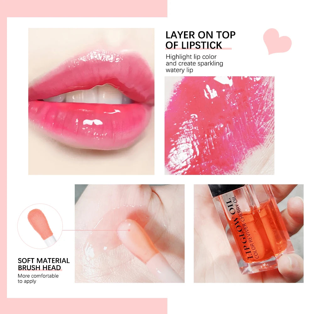 Moisturizing Lip Balm Original Lip Oil Gloss – Hydrating & Glossy Lip Treatment