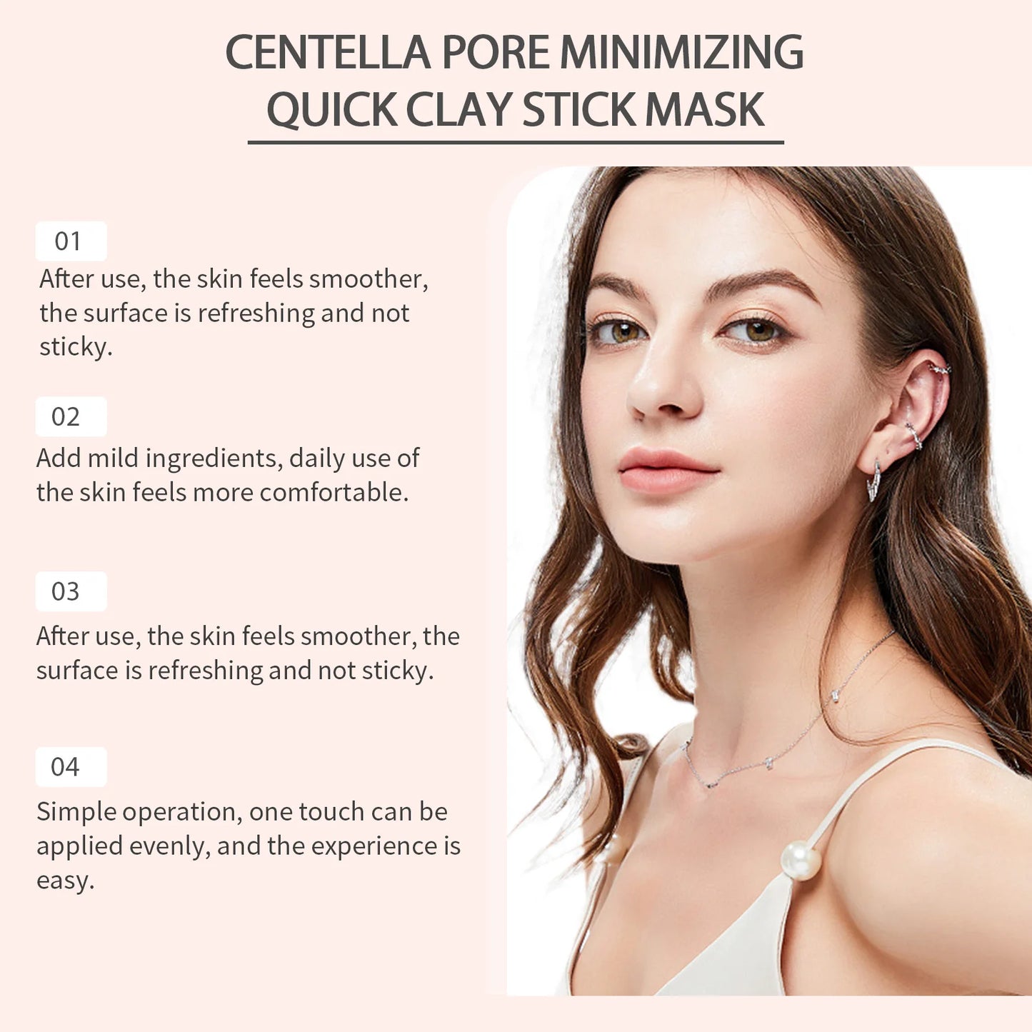 Centella Clay Stick Mask 27g – Pore Minimizing & Brightening Facial Mask for Hydrating Soothing Skin Care