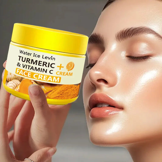 Turmeric Vitamin C Anti-Aging Cream – Brightening & Wrinkle Repair Moisturizer