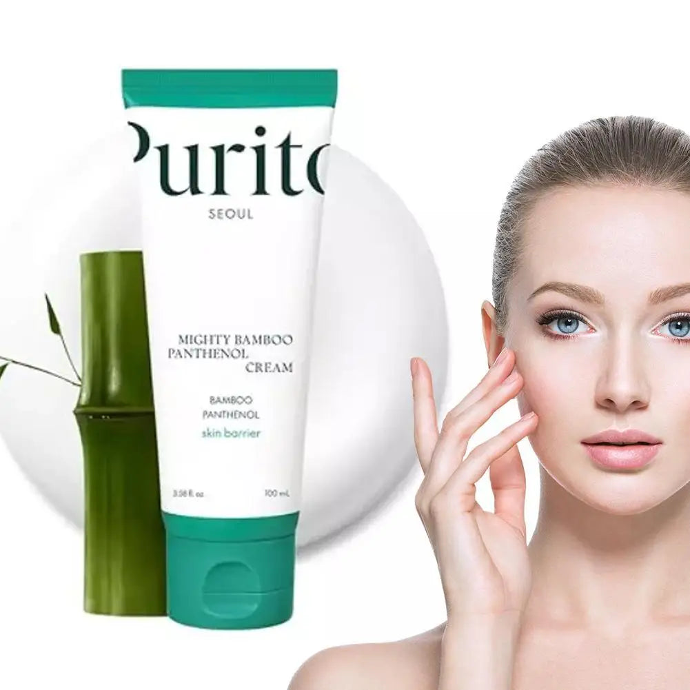 Purito Bamboo Extract Panthenol Intensive Moisturizing Repair Cream – Soothing & Revitalizing Face Cream for All Skin Types