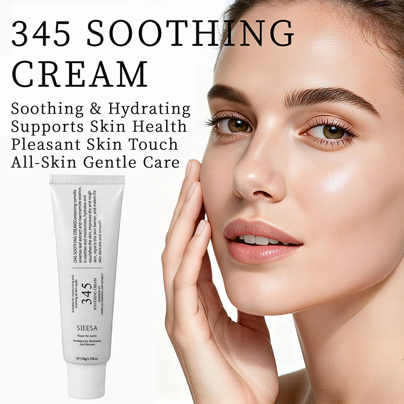 345 Relief Face Cream Recovery Set – PDRN Niacinamide Hydration & Soothing Skin Care Kit for Dry Skin