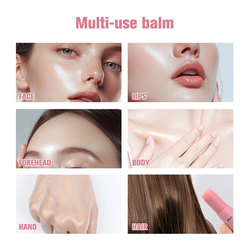 Korean Pink Hydrating Stick Extract – Moisturizing Glow Stick for Dewy, Plump Skin