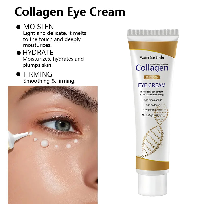 Collagen Eye Cream – Anti Dark Circles & Puffy Eyes Moisturizing Care
