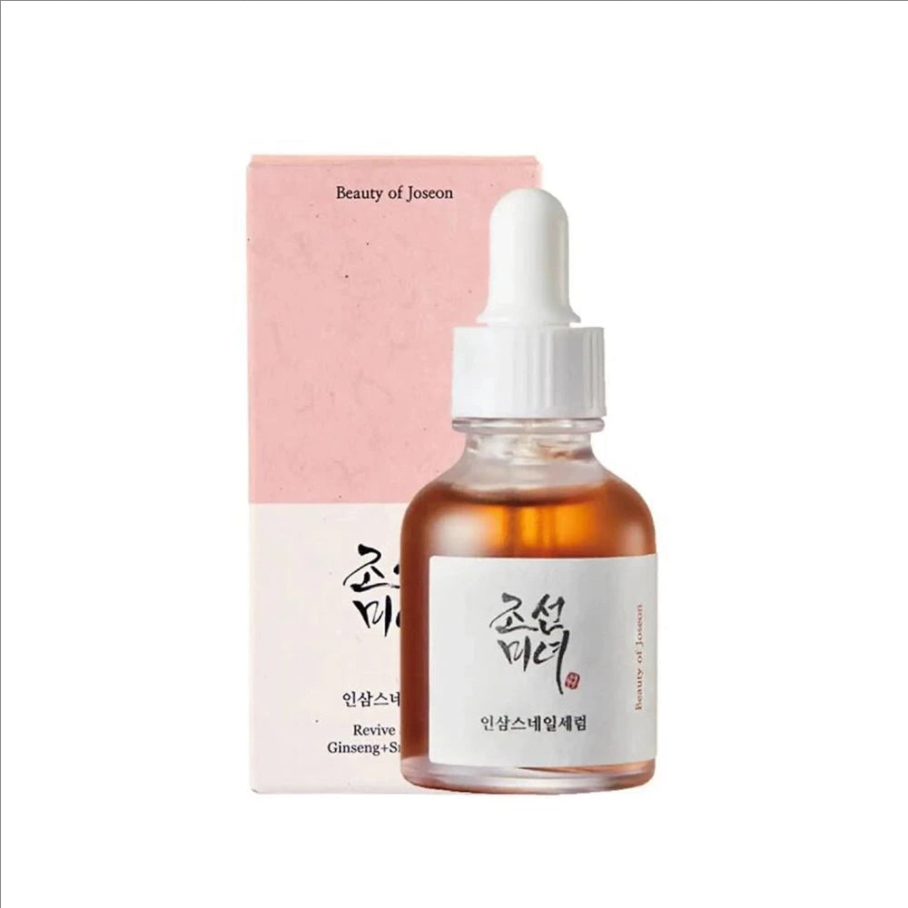 Korean Glow Revive Facial Serum – Hydrating, Calming & Brightening | Green Tea, Niacinamide & Snail Mucin