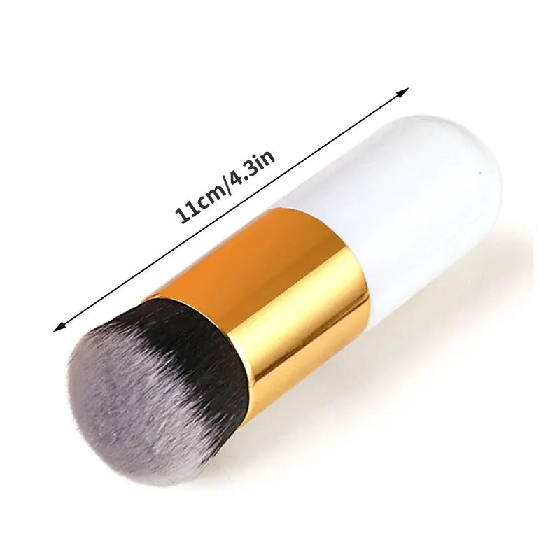 Fat Pier Foundation Make-Up Brush Set – Large & Small Dual-Size Face Brushes