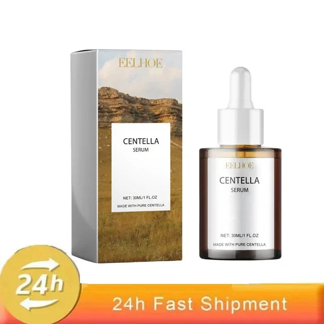 Centella Asiatica Face Serum & Moisturizing Cream – Brightening Nourishing Korean Skin Care for Dry Skin