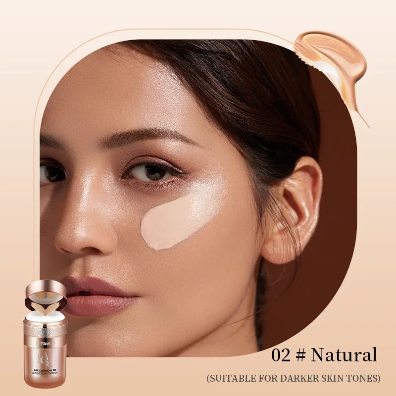 Butterfly Air Cushion BB Cream – All-Day Flawless Matte Foundation & Concealer