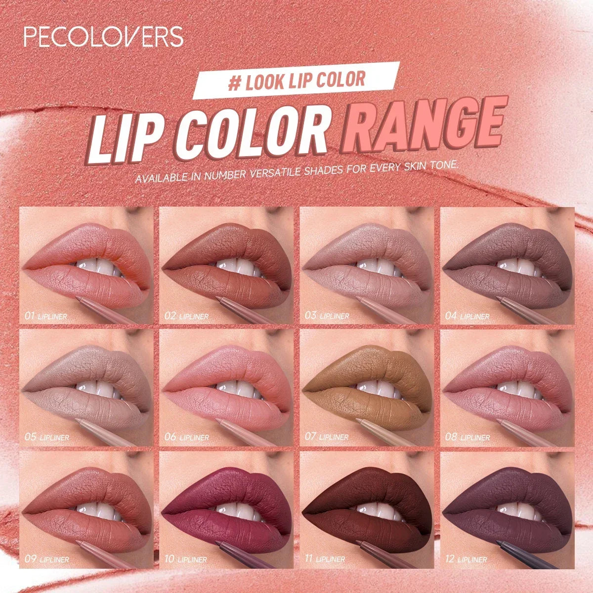 1PC Matte Lip Liner Pen – Long-Lasting Precise Lip Definition Pencil