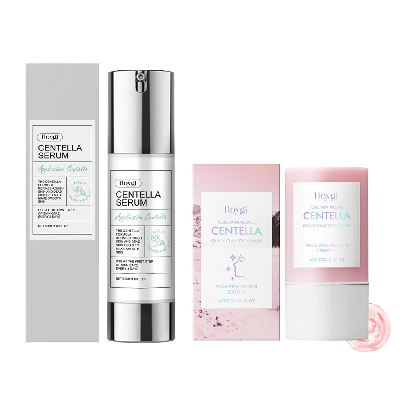 Centella Clay Stick Mask 27g – Pore Minimizing & Brightening Facial Mask for Hydrating Soothing Skin Care