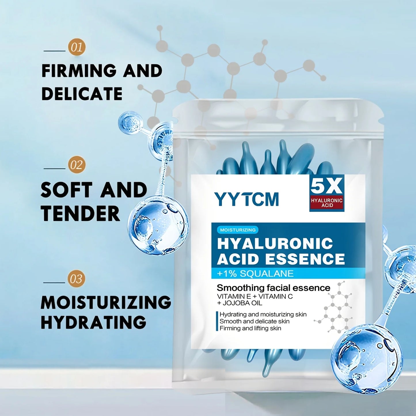 Hyaluronic Acid Deep Moisturizing Capsule Essence – Intensive Hydration Face Serum
