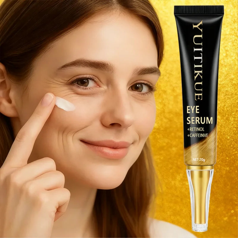 YUITIKUE Caffeine Eye Cream 20g – Fast-Acting Firming, Reduces Puffiness & Dark Circles