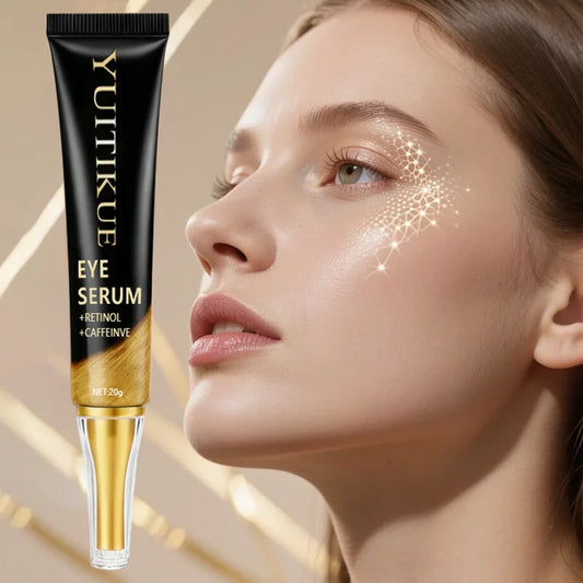 YUITIKUE Caffeine Eye Cream 20g – Fast-Acting Firming, Reduces Puffiness & Dark Circles