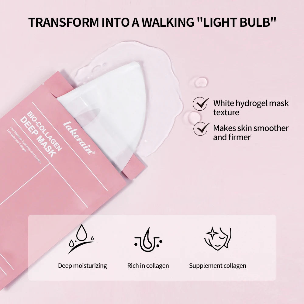 Bio-Collagen Deep Face Mask – Overnight Hydrating Mask for Pore Shrinking & Brightening