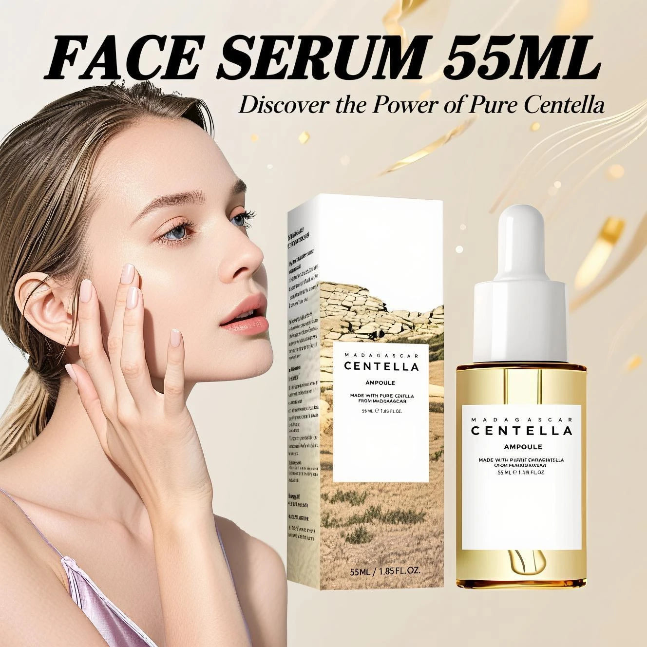 Madagascar Centella Asiatica Serum 55ml – Soothing & Repairing Face Serum
