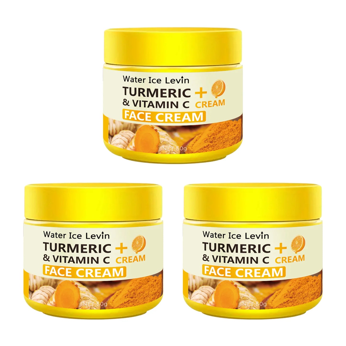 Turmeric Vitamin C Anti-Aging Cream – Brightening & Wrinkle Repair Moisturizer
