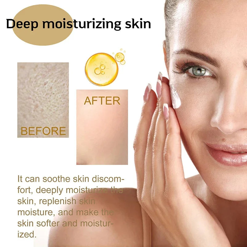 Centella Asiatica Face Serum & Moisturizing Cream – Brightening Nourishing Korean Skin Care for Dry Skin