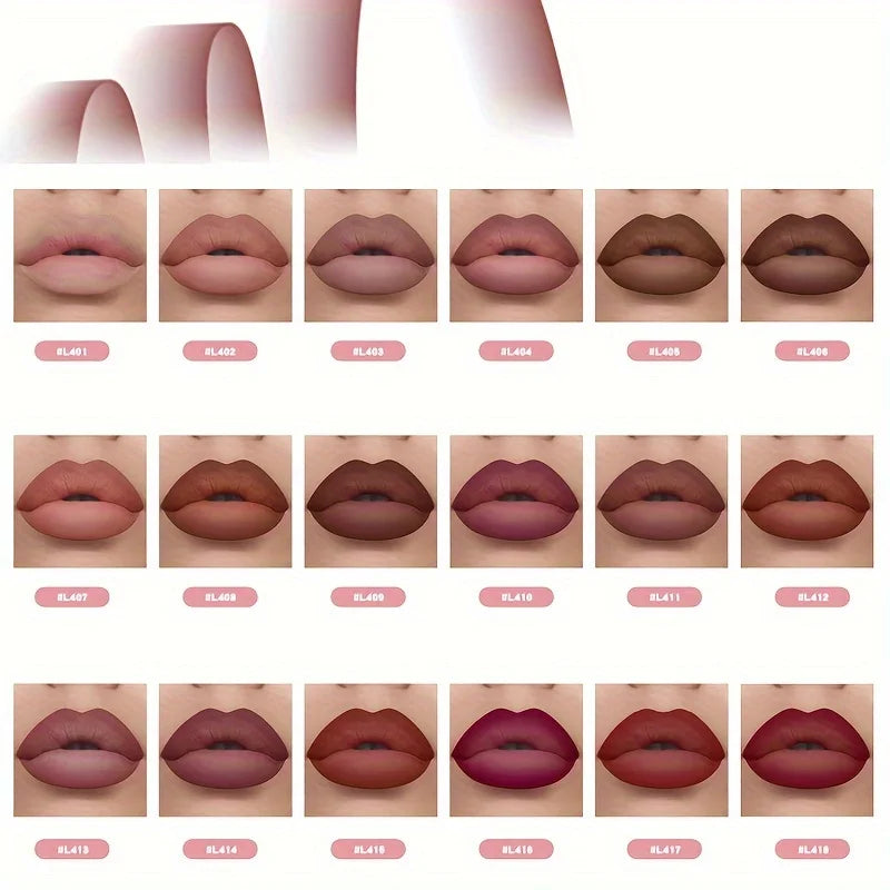 6pcs Velvet Matte Lip Liner Pencils Set – Long-Lasting Precise Lip Definition Collection