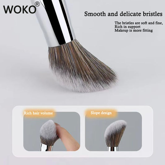 Cream Blush Brush – Soft Fluffy Face Brush for Cream & Powder Blush Application