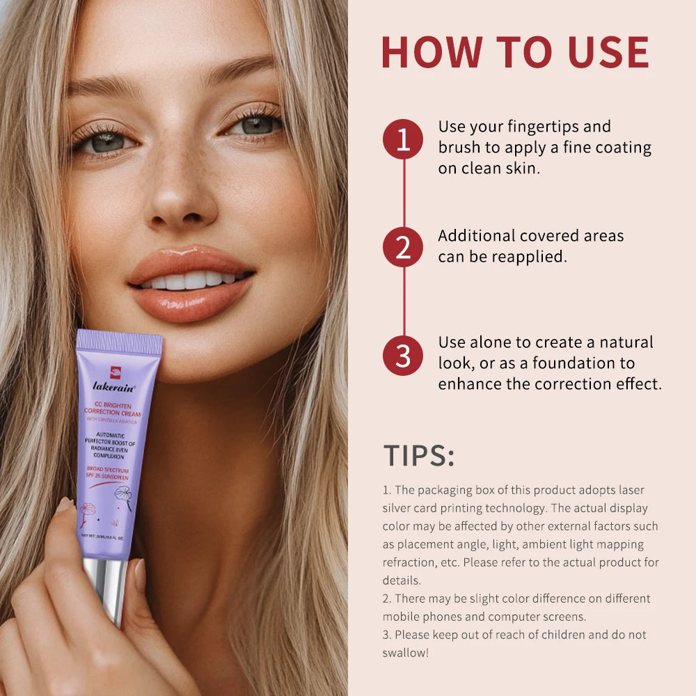 Erborian CC Cream – Korean Makeup High Coverage Color Changing Foundation