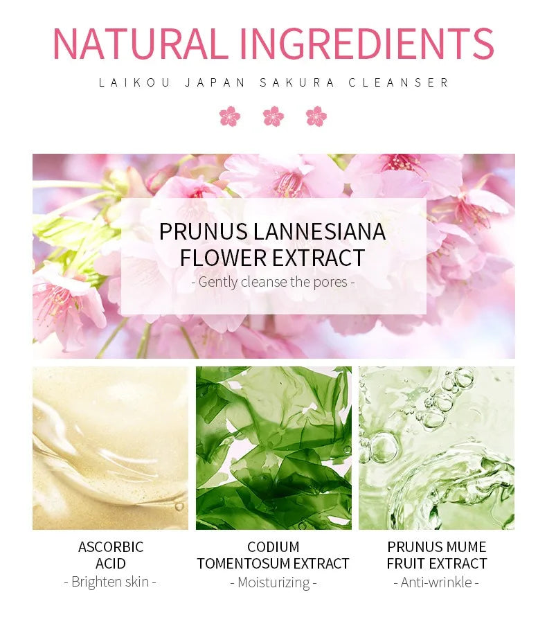 Sakura Deep Clean Foam Cleanser – Oil Control & Blackhead Care