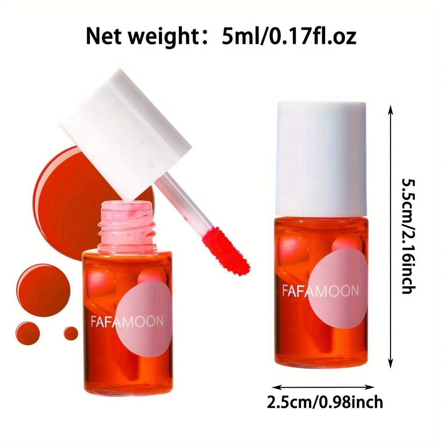 4 Color Fruity Lip Tint Water Gloss Tint – Hydrating Glossy Lip Color Set