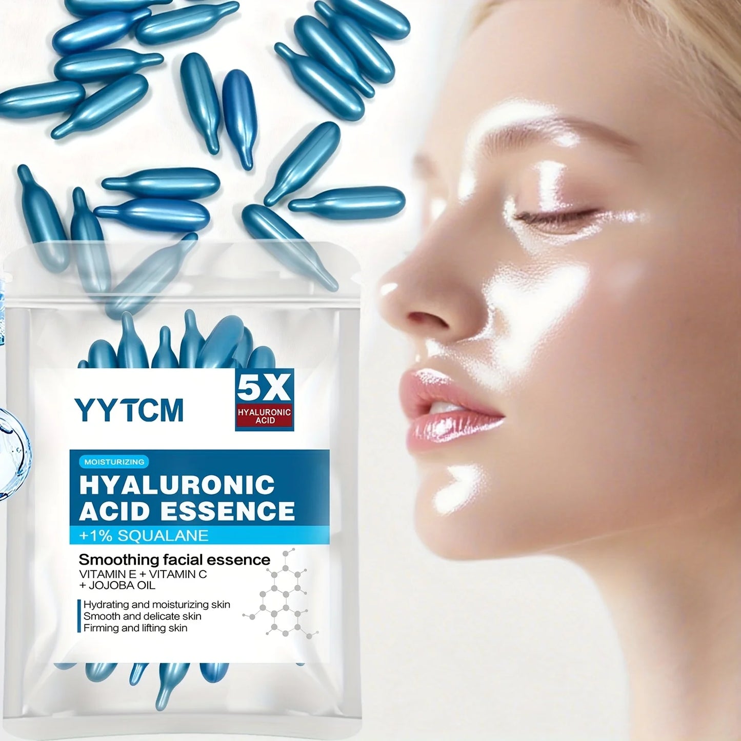 Hyaluronic Acid Deep Moisturizing Capsule Essence – Intensive Hydration Face Serum